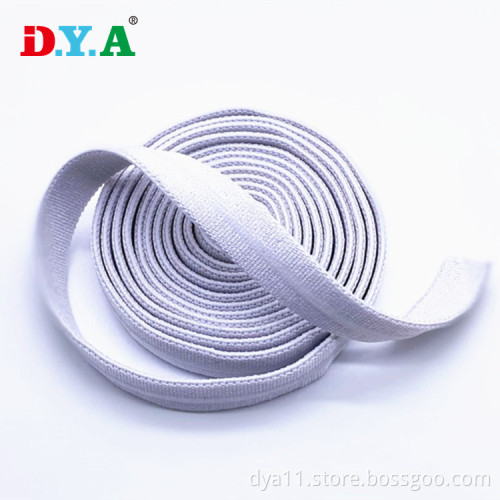 White Non-Slip Silicone Glipper Elastic Band